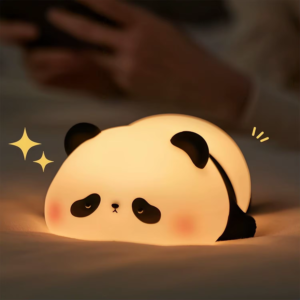 Cute LED Silicone Night Light | Panda Sheep & Rabbit USB Rechargeable Nursery Lamp – Kids Bedroom Decor & Birthday Gift
