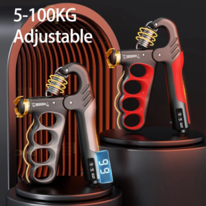 Adjustable Grip Strength Trainer – Hand Strengthener 5–150kg with Rep Counter