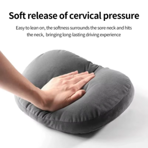 Car Neck Pillow Car Seat Headrest Automatic Memory Cotton Protective Pad Suitable for Head Support of Gaming Chairs